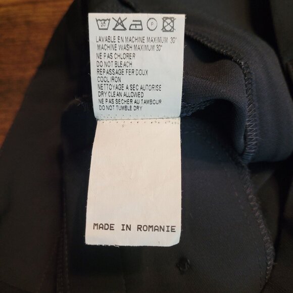 Irene Van Ryb Trouser Pants Womens EU 40 US 8 Zip Leg Pockets Equestrian Preppy - Picture 8 of 14